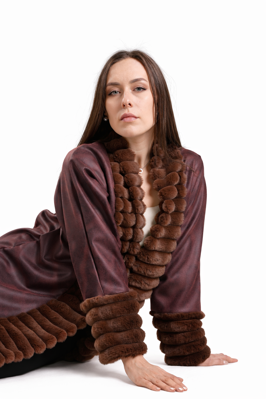 Deep Wine with Cocoa Fur - Image 3